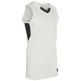 Champro Rebel Basketball Jersey | Champro BBJ21 WHITEBLACKWHITE XS Basketball