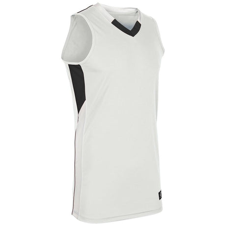 Champro Rebel Basketball Jersey | Champro BBJ21 WHITEBLACKWHITE XS Basketball