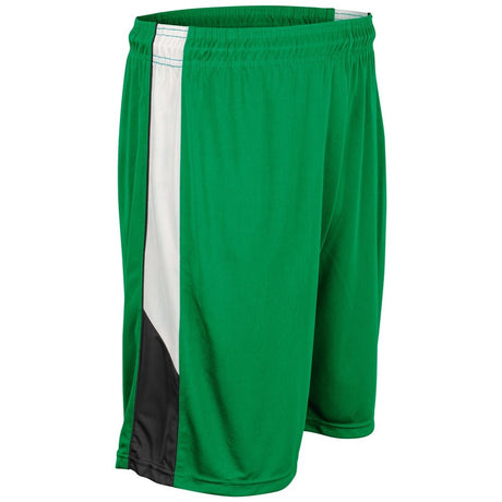 Champro Rebel Basketball Short | Champro BBS21 KELLYGREENBLACKWHITE XS Shorts