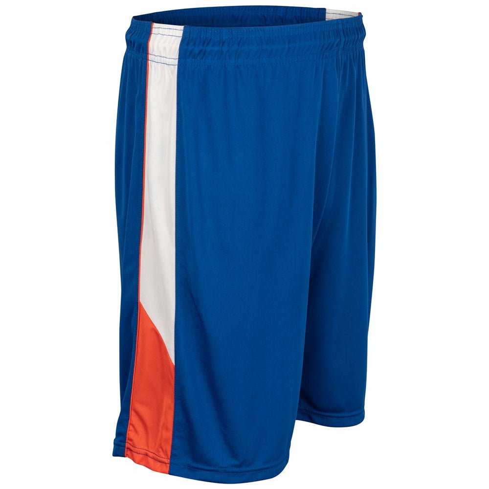 Champro Rebel Basketball Short | Champro BBS21 ROYALORANGEWHITE XS Shorts