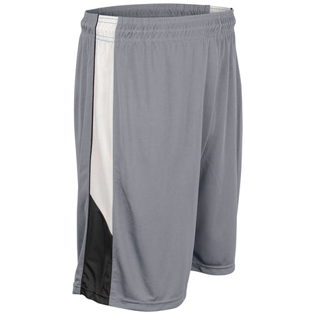 Champro Rebel Basketball Short | Champro BBS21 SILVERBLACKWHITE XS Shorts