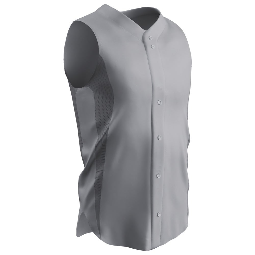 Champro RELIEVER Sleeveless Baseball Jersey | Champro BS169 GREY S Baseball & Softball