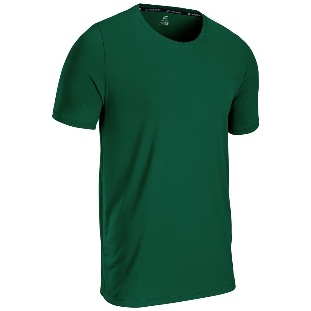 Champro Rookie Crew Neck Tee | Champro T301 FORESTGREEN XS T-Shirts