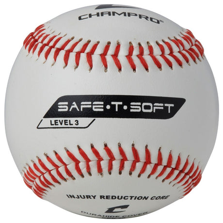 Champro Safe - T - Soft Baseball - Level 3 | Champro CBB - 60 Standard Standard Baseballs