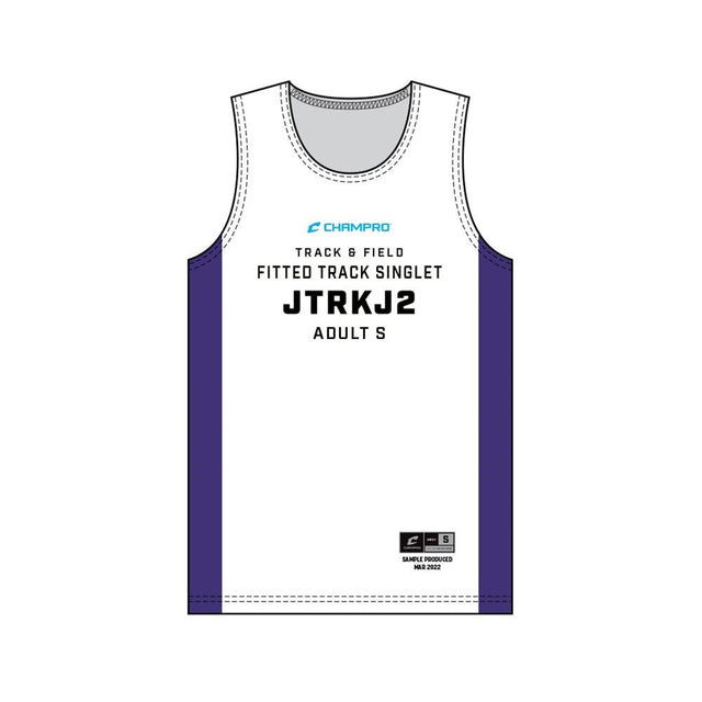 Champro SIZE KIT: Fitted Track Singlet | Champro SJ - TRKJ2KITP Standard S Activewear Tops