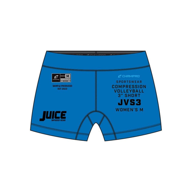 Champro SIZE KIT Juice Compression Volleyball 3\" Short | Champro SJVS3KIT Standard XS