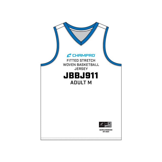 Champro SIZE KIT Juice Fitted Stretch Woven Basketball Jersey | Champro SJBBJ911KIT Standard XS Basketball