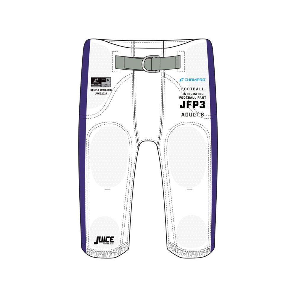 Champro SIZE KIT Juice Integrated Football Pants | Champro SJFP3KIT Standard XS