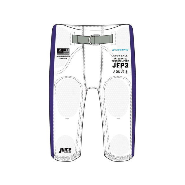 Champro SIZE KIT Juice Integrated Football Pants | Champro SJFP3KIT Standard XS