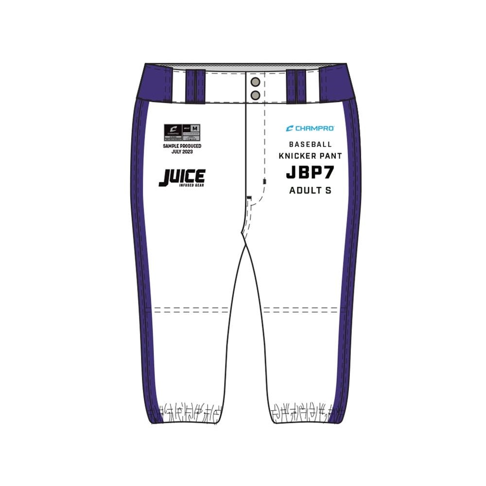 Champro SIZE KIT Juice Knicker Pant | Champro SJBP7KIT Standard XS Baseball Pants