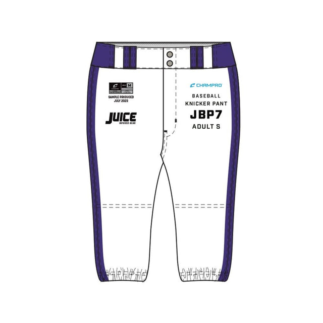 Champro SIZE KIT Juice Knicker Pant | Champro SJBP7KIT Standard XS Baseball Pants