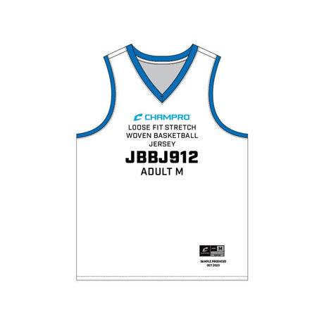 Champro SIZE KIT Juice Loose Fit Stretch Woven Basketball Jersey | Champro SJBBJ912KIT Standard XS Basketball