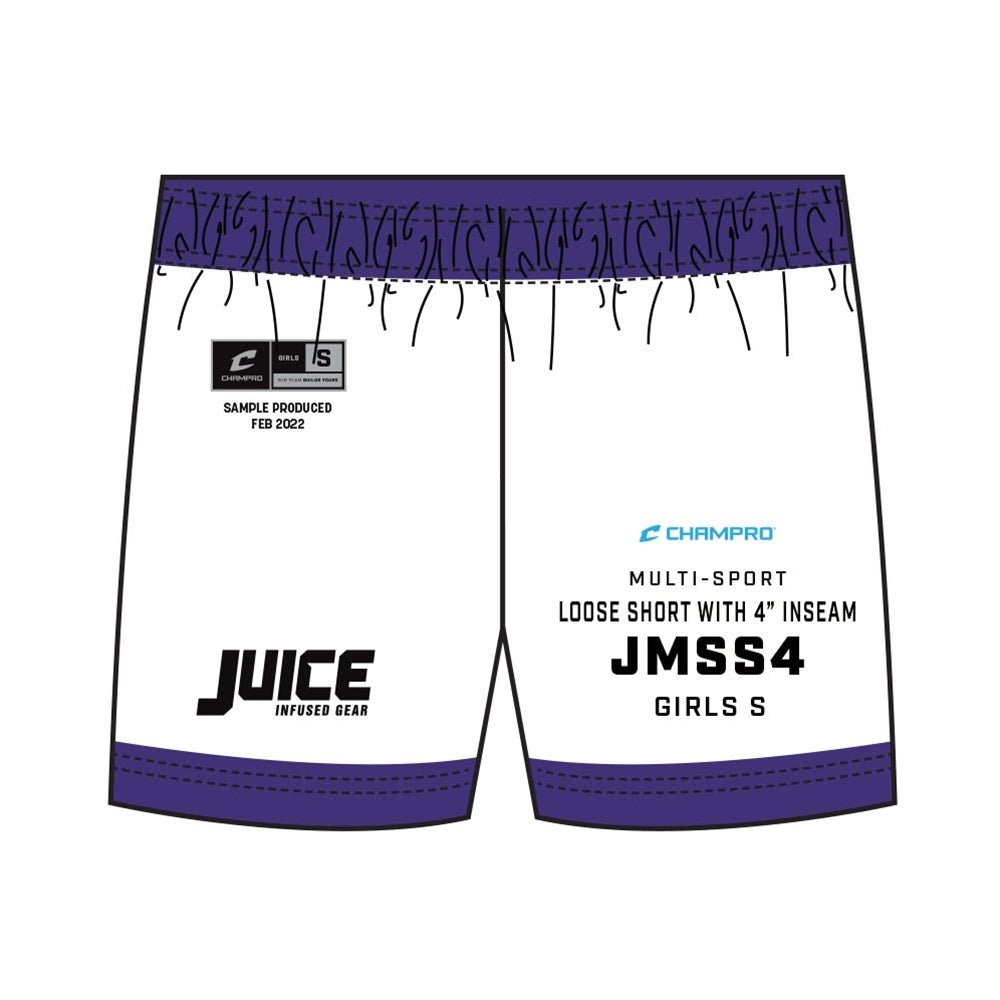 Champro SIZE KIT Juice Multi - Sport Loose Short with 4\" Inseam: Z - Cloth | Champro SJMSS4KIT Standard XS