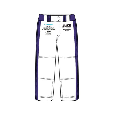 Champro SIZE KIT Juice Open Bottom Baseball Pant w/Perfect Inseam | Champro SJBP4KIT Standard XS Baseball Pants