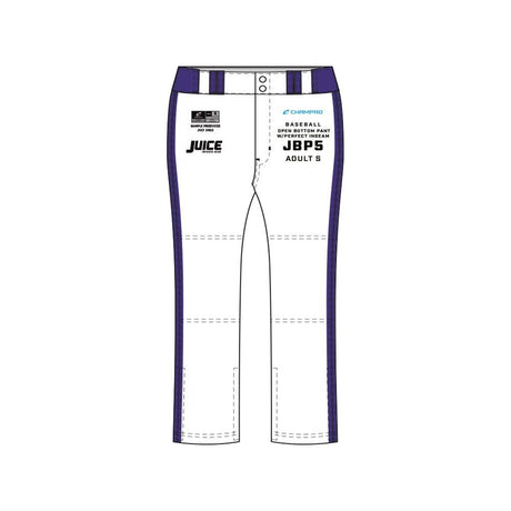 Champro SIZE KIT Juice Open Bottom Pant w/Perfect Inseam | Champro SJBP5KIT Standard XS Baseball Pants