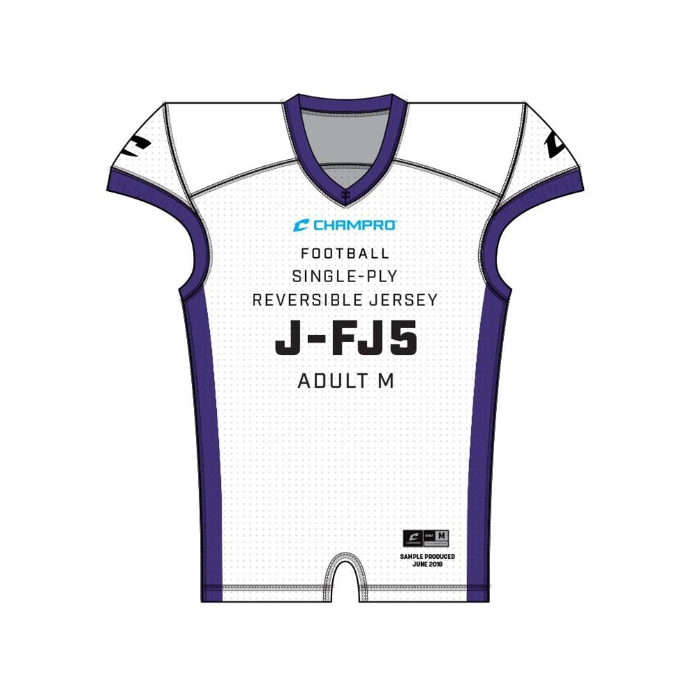 Champro SIZE KIT Juice Single - Ply Reverse Stretch - Fit FB Jersey | Champro SJ - FJ5KIT Standard XS