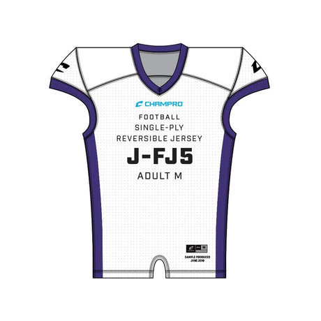 Champro SIZE KIT Juice Single - Ply Reverse Stretch - Fit FB Jersey | Champro SJ - FJ5KIT Standard XS