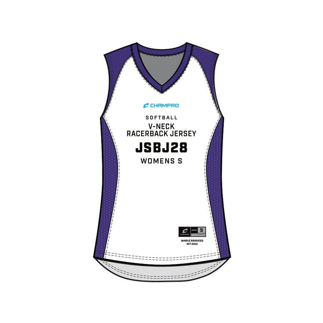 Champro SIZE KIT Juice V - Neck Racerback Jersey | Champro SJSBJ28KIT Standard XS