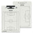 Champro Soccer Coach's Board 12\"x9\" | Champro A099S Standard Standard Soccer Training Aids