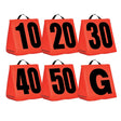 Champro Solid Weighted Football Yard Markers | Champro A102S Standard Standard American Football Training Equipment