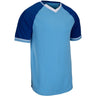 Champro Square Up V - Neck Jersey | Champro BS67 LIGHTBLUEROYALWHITE XS
