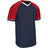 Champro Square Up V - Neck Jersey | Champro BS67 NAVYSCARLETWHITE XS
