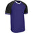 Champro Square Up V - Neck Jersey | Champro BS67 PURPLEBLACKWHITE XS
