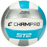 Champro ST2 Beach Volleyball | Champro VBST2 GREYOPTICBLUE Standard Volleyballs