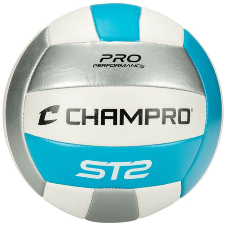 Champro ST2 Beach Volleyball | Champro VBST2 GREYOPTICBLUE Standard Volleyballs