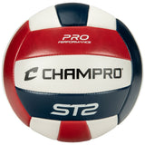 Champro ST2 Beach Volleyball | Champro VBST2 SCARLETWHITEROYAL Standard Volleyballs