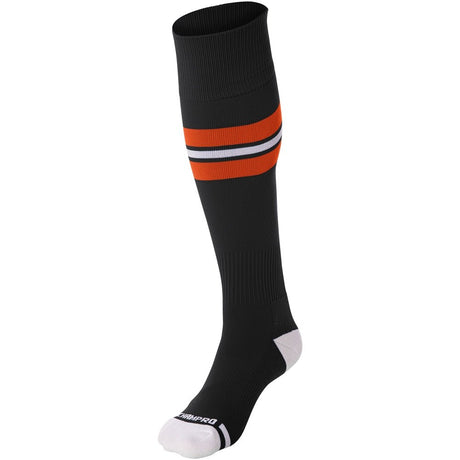 Champro Striped Baseball Sock | Champro AS3 BLACKORANGEWHITE XS Athletic Socks
