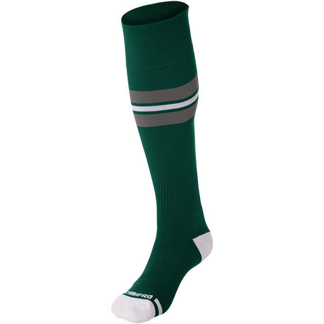 Champro Striped Baseball Sock | Champro AS3 FORESTGREENGREYWHITE XS Athletic Socks