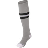 Champro Striped Baseball Sock | Champro AS3 GREYBLACKWHITE XS Athletic Socks