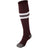 Champro Striped Baseball Sock | Champro AS3 MAROONWHITEGREY XS Athletic Socks