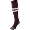 Champro Striped Baseball Sock | Champro AS3 MAROONWHITEGREY XS Athletic Socks