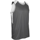 Champro SWISH Reversible Basketball Jersey | Champro BBJ41 CHARCOALWHITE S Basketball