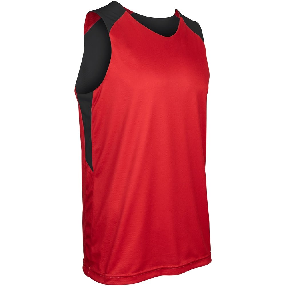 blank basketball jersey dress Champro Men's Swish Reversible Watermelon Rose Petal On Ivory