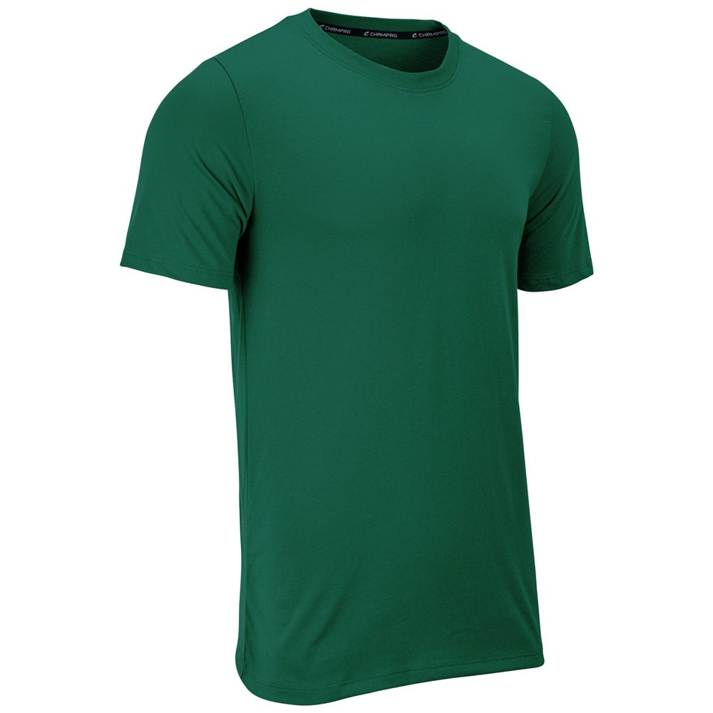 Champro Tackle Crew Neck Tee | Champro T201 FORESTGREEN XS T-Shirts