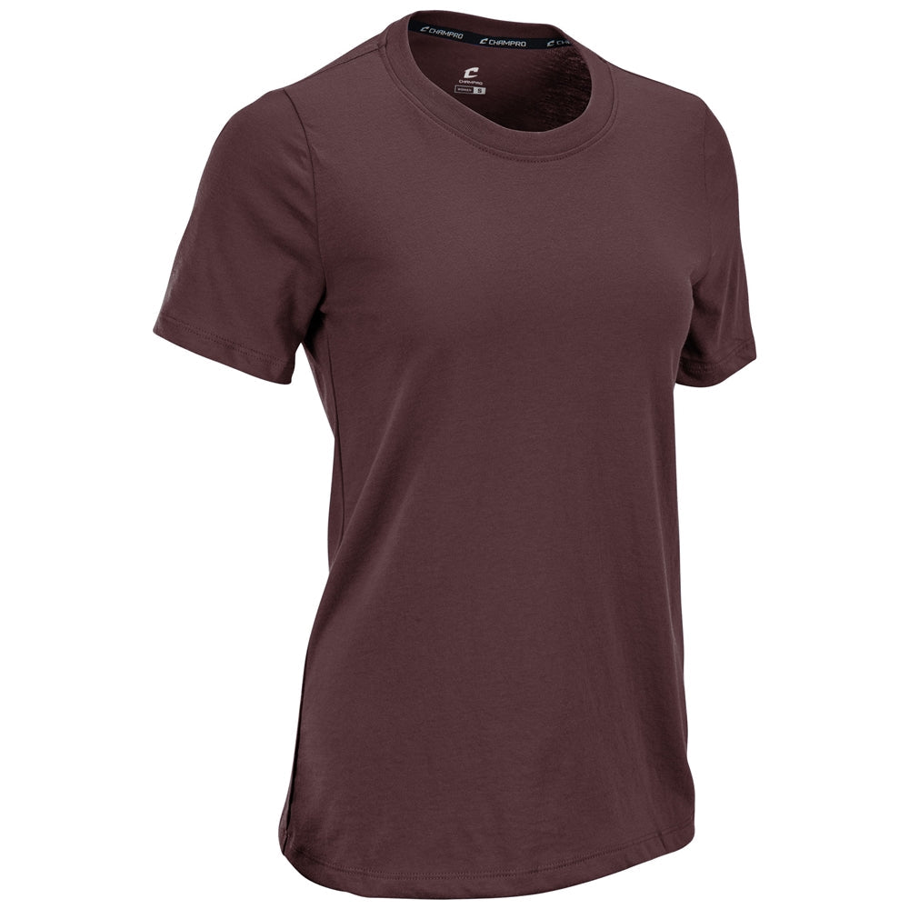 Champro Tackle Crew Neck Tee | Champro T202 MAROON XS T-Shirts