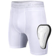 Champro Take - Out Compression Short w/ Cup | Champro BPS21C WHITE Youth XS Athletic Cups