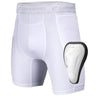 Champro Take - Out Sliding Short w/ Cup | Champro BPS19C WHITE Youth S Athletic Cups