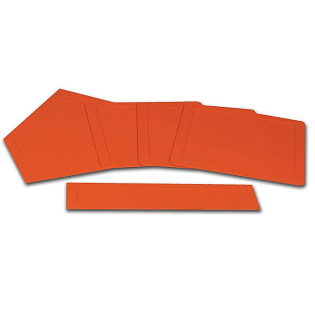 Champro Throw Down Rbbr Bases(5) | Champro B023B Standard Standard Baseball & Softball