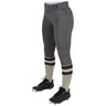 Champro TOURNAMENT Knicker | Champro BP11K GRAPHITE Womens S Baseball Pants