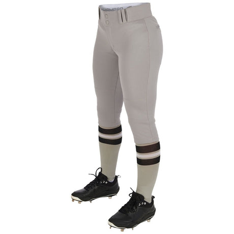 Champro TOURNAMENT Knicker | Champro BP11K GREY Womens S Baseball Pants