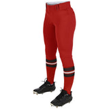 Champro TOURNAMENT Knicker | Champro BP11K SCARLET Womens S Baseball Pants