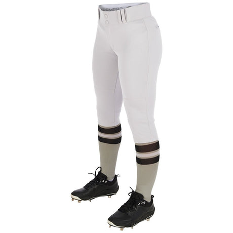 Champro TOURNAMENT Knicker | Champro BP11K WHITE Womens S Baseball Pants