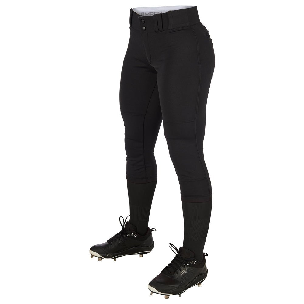 Champro Tournament Softball Pant | Champro BP11 BLACK Girls S Softball Pants