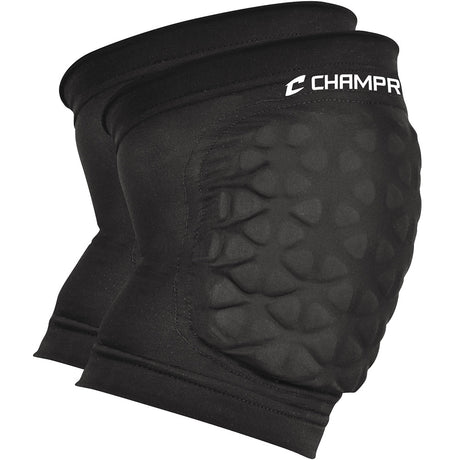 Champro TRI - FLEX Knee Pads | Champro FCKP BLACK JR VARSITY Volleyball Knee Pads
