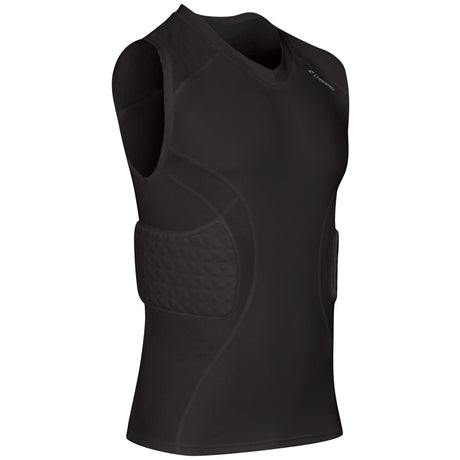 Champro TRI - FLEX Padded Shirt | Champro BBJU9 BLACK XL American Football Rib Protection Shirts & Vests