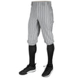 Champro Triple Crown 2.0 KNICKER PINSTRIPE | Champro BP68PIN GREYBLACK Youth XS Baseball Pants